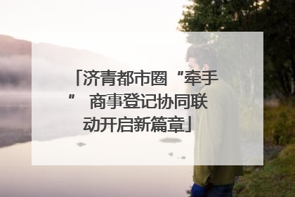 济青都市圈“牵手” 商事登记协同联动开启新篇章