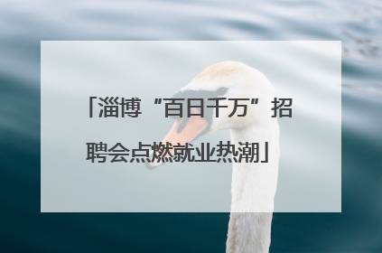 淄博“百日千万”招聘会点燃就业热潮