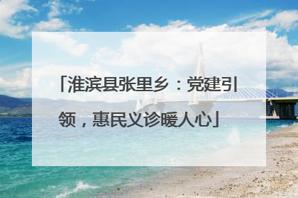 淮滨县张里乡：党建引领，惠民义诊暖人心