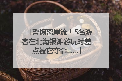 警惕离岸流！5名游客在北海银滩游玩时差点被它夺命……