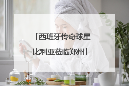 西班牙传奇球星 比利亚莅临郑州