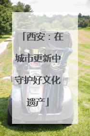 西安：在城市更新中守护好文化遗产