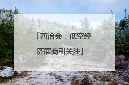 西洽会：低空经济展商引关注