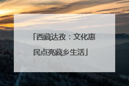 西藏达孜：文化惠民点亮藏乡生活