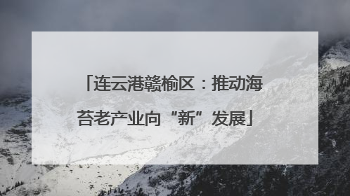 连云港赣榆区：推动海苔老产业向“新”发展