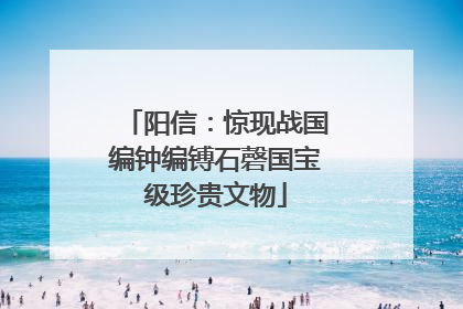 阳信：惊现战国编钟编镈石磬国宝级珍贵文物