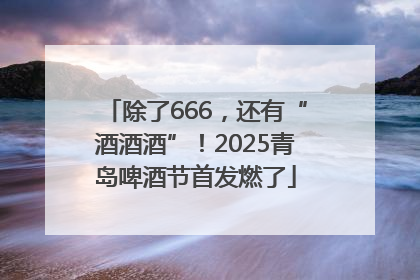除了666，还有“酒酒酒”！2025青岛啤酒节首发燃了