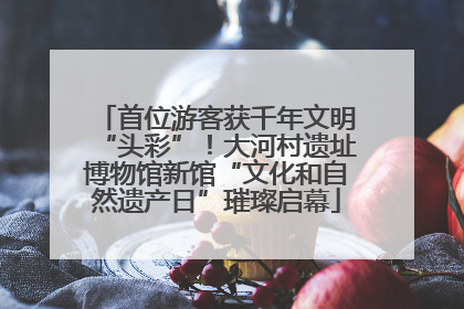 首位游客获千年文明“头彩”！大河村遗址博物馆新馆“文化和自然遗产日”璀璨启幕