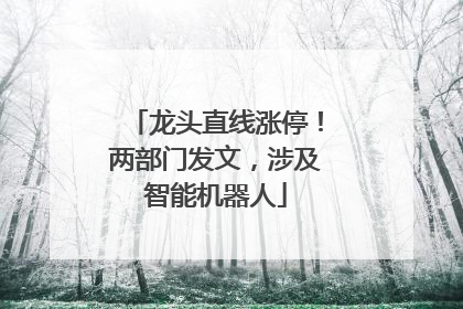 龙头直线涨停！两部门发文，涉及智能机器人