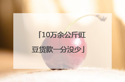 10万余公斤豇豆货款一分没少