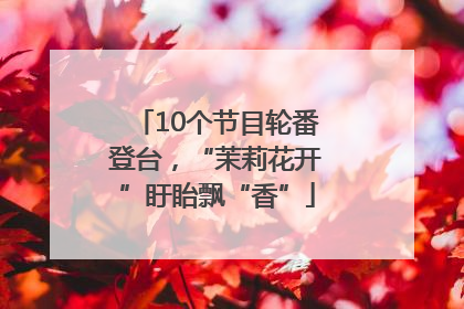 10个节目轮番登台，“茉莉花开”盱眙飘“香”