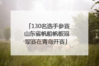 130名选手参赛 山东省帆船帆板冠军赛在青岛开赛
