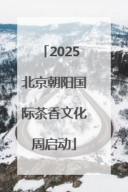 2025北京朝阳国际茶香文化周启动